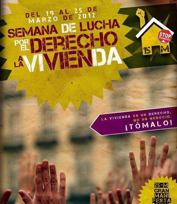 Semana de lucha por el derecho a la vivienda